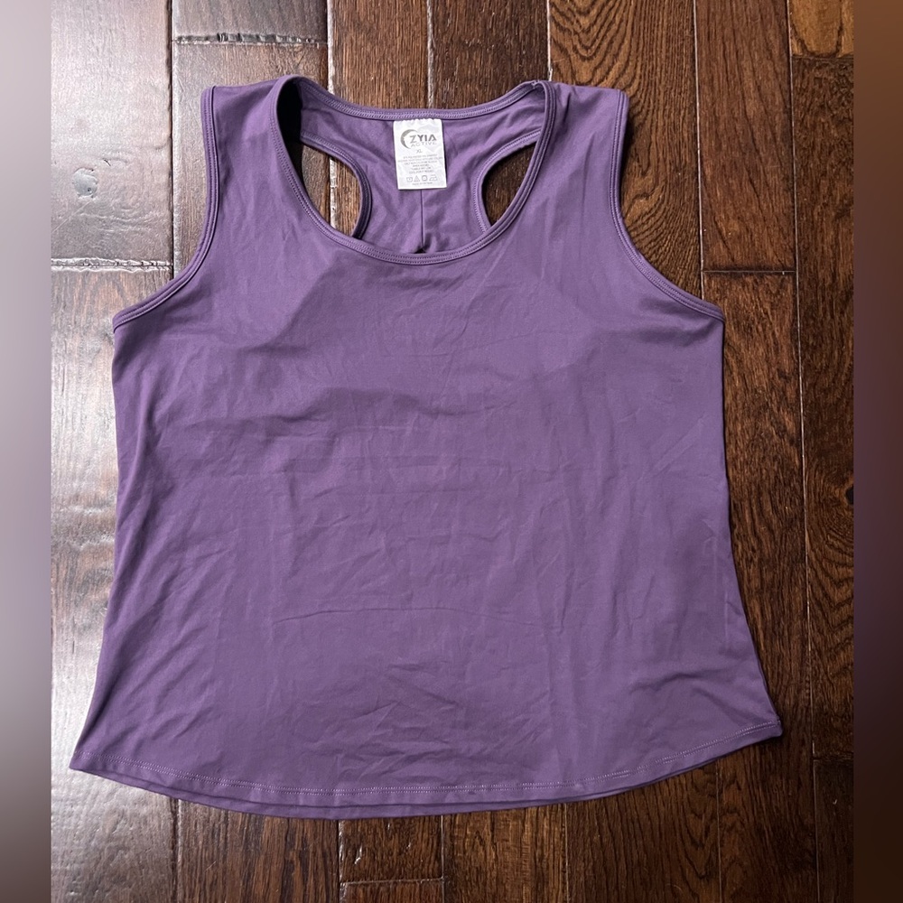 Womens Zyia Active Cut Out Back Tank Top (XL)